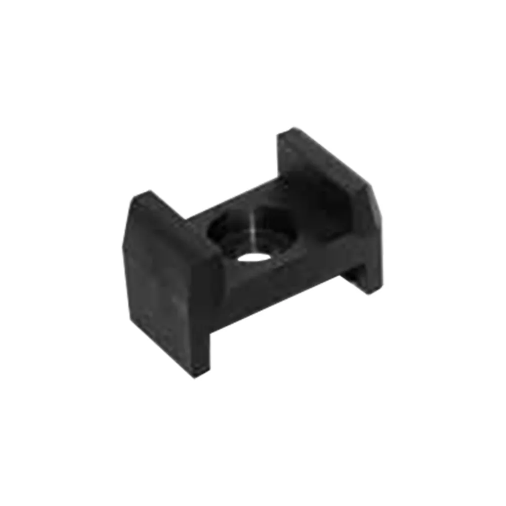 Abrazadera con patas para paneles PP 60x40mm - 6/5/6 y 8/6/8 - bloque base - Verde musgo