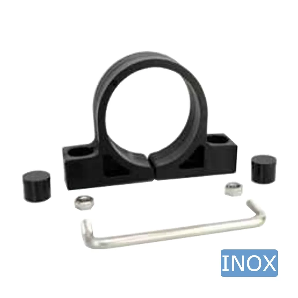 Abrazadera de plástico con cierre de acero inoxidable - 1