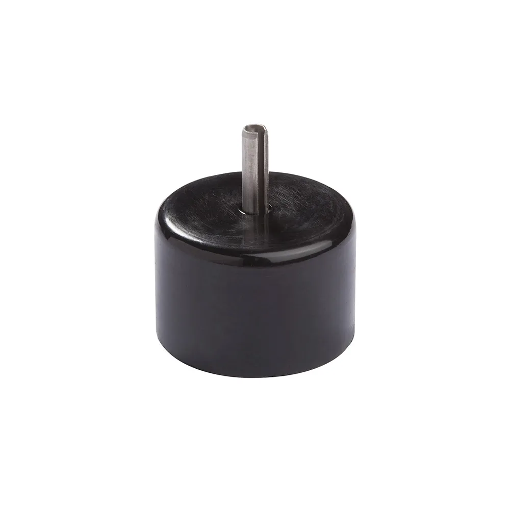 Tapa final para tubo superior Ø42mm - perno Acero inoxidable A2 (AISI 304) Ø6mm - PA - Verde musgo