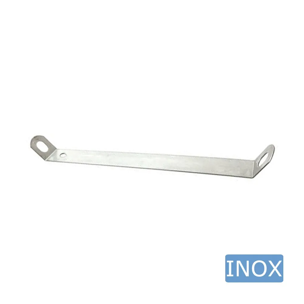 Abrazadera de extremo para tubo 42mm - Acero inoxidable