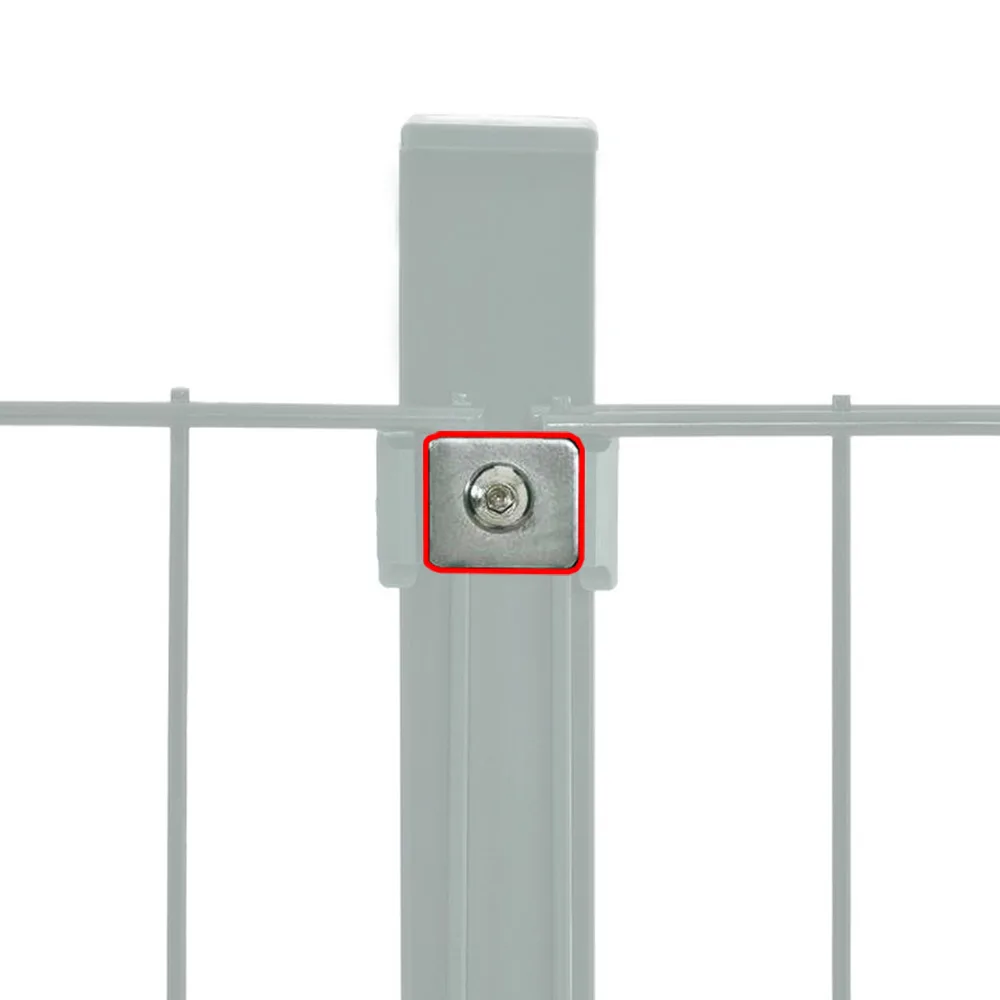 Placa de montaje de acero inoxidable para clips de paneles