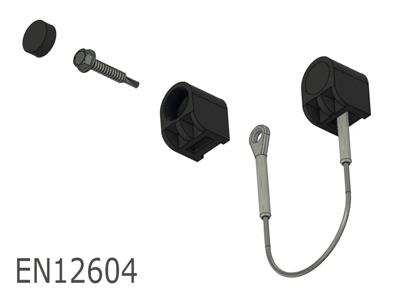 Cable de seguridad para puerta - EN12604 – Herrajes para puertas