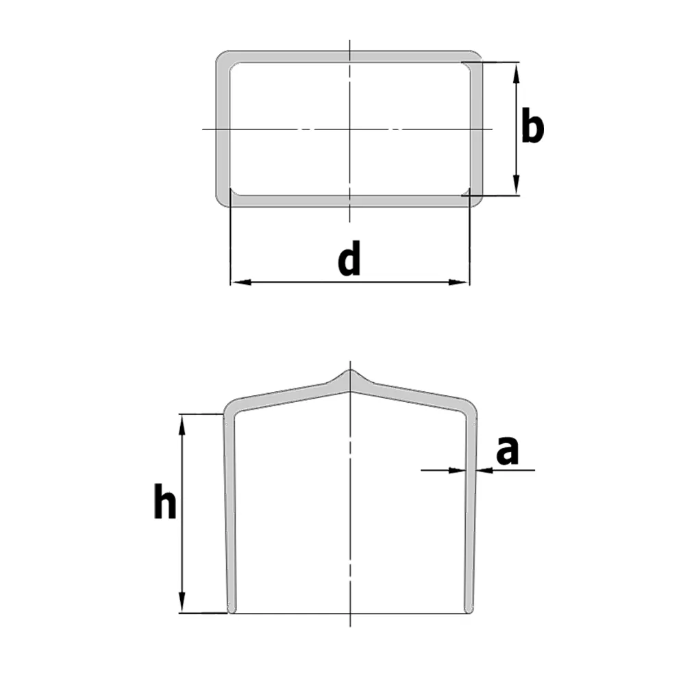 Dibujo técnico: Empuñaduras plana- PVC