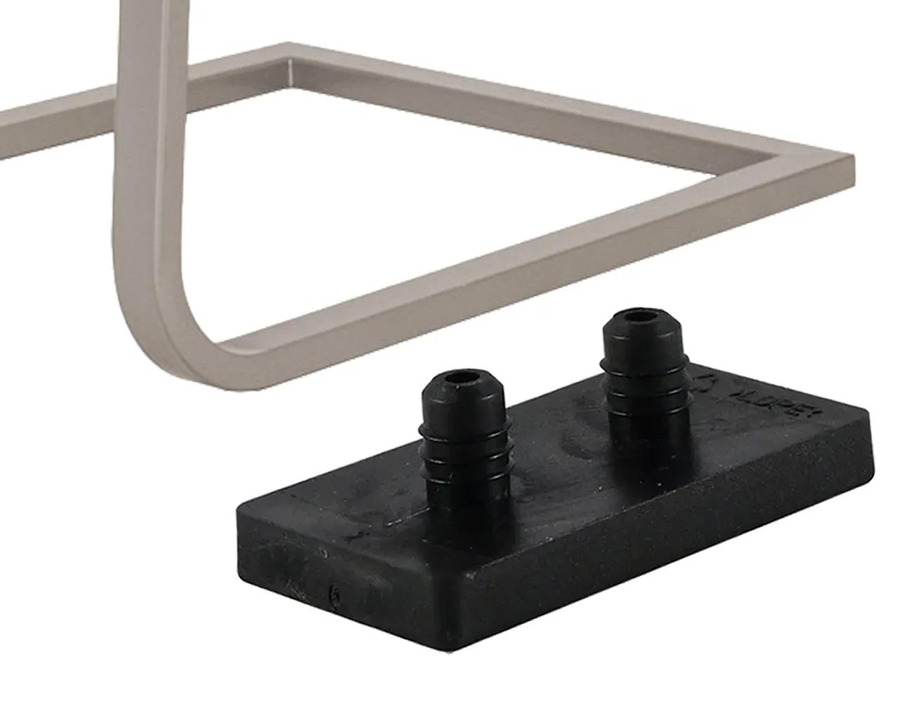 Conteras y deslizadores para sillas cantilever - perfil plano – Tacos y deslizadores para silla tubo