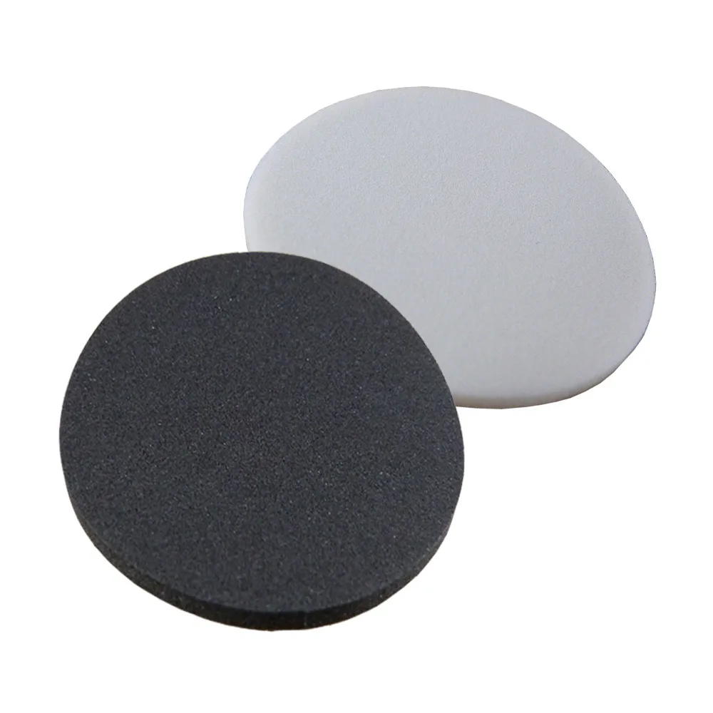 Pies antideslizantes redondos autoadhesivos EPDM Ø50x2.5mm - 8 piezas por hoja - Blanco