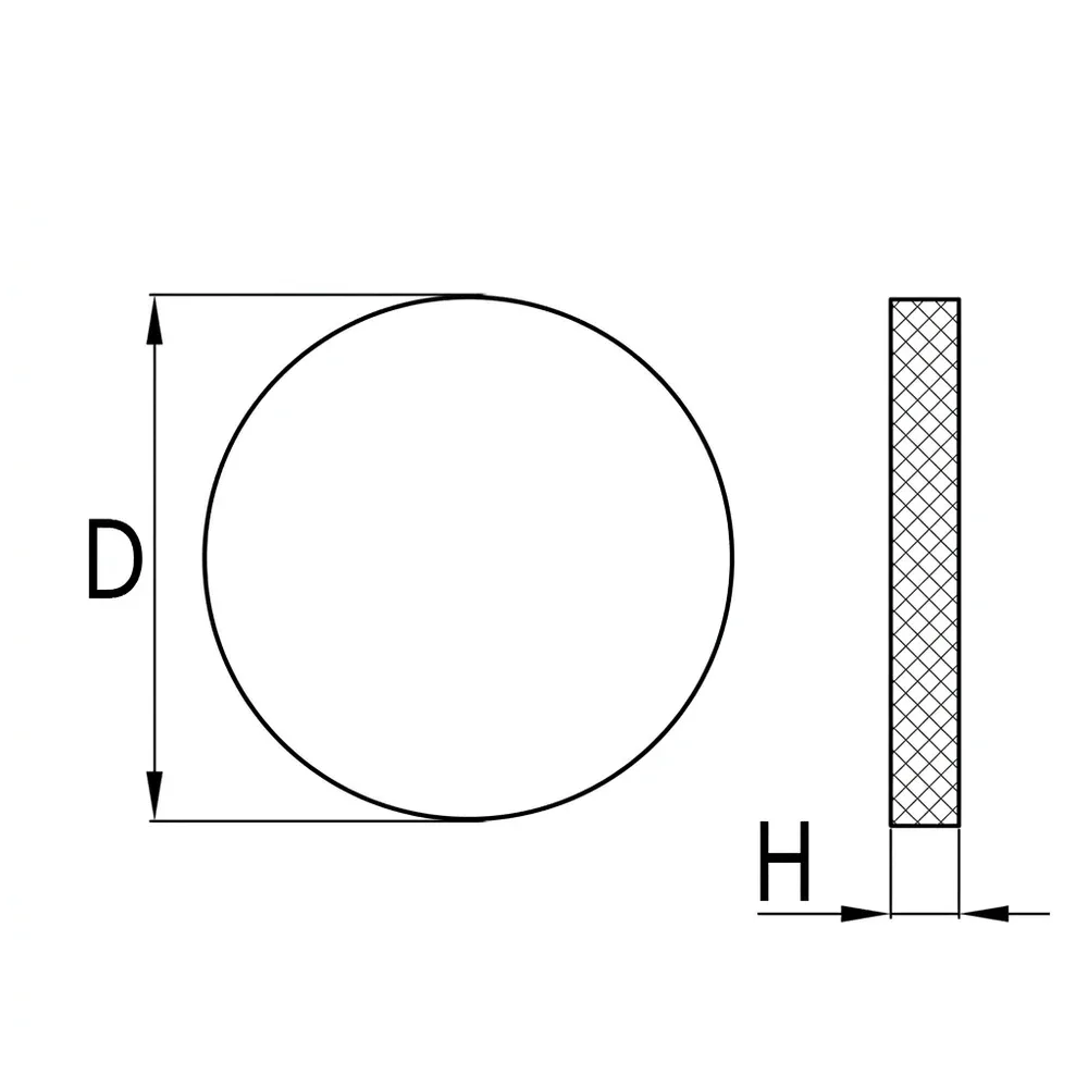 Dibujo técnico: Protector de brida de goma adhesivo - RF FF