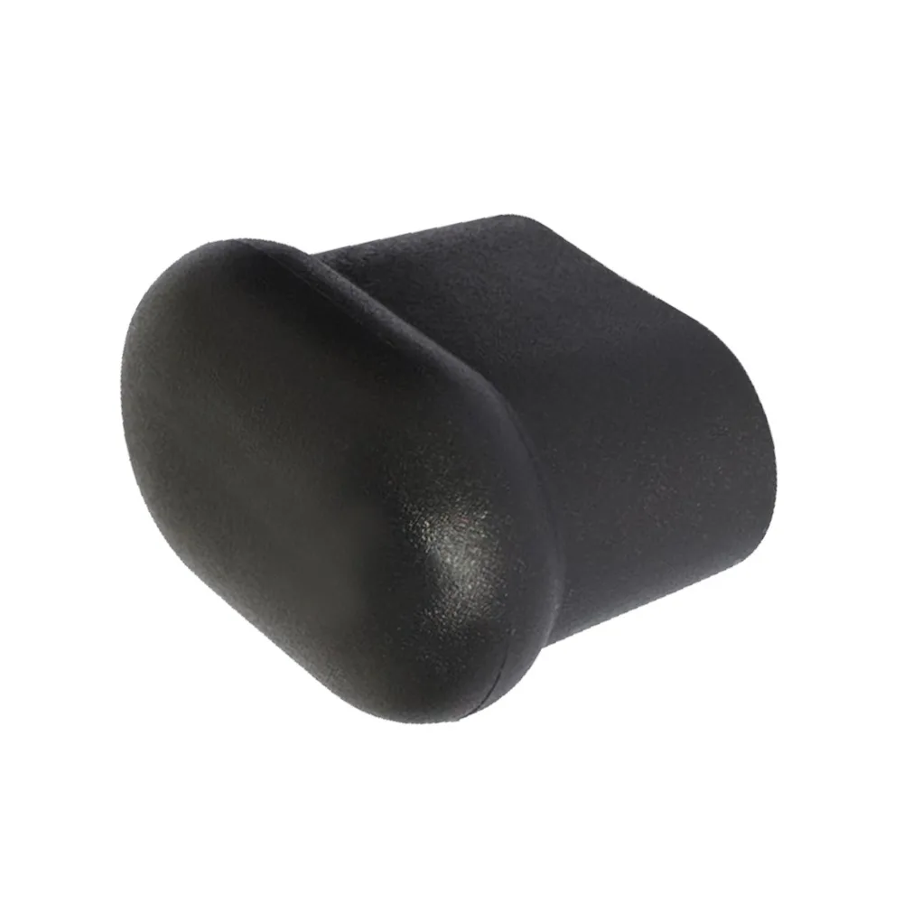 Contera ovalada PVC 40x20- base ensanchada - Negro imagen 2