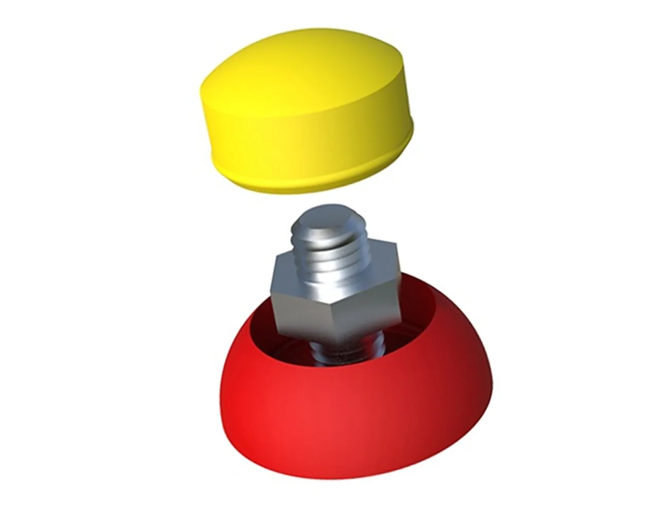 Tapón de seguridad de 2 piezas para tornillos y tuercas – Tapones y protectores para tuercas