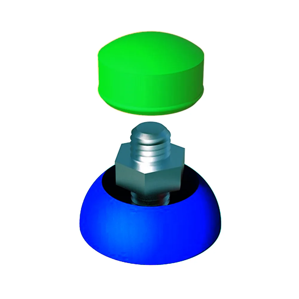 Tapón base Ø32mm PP - Parte 1 - M8 - Blanco