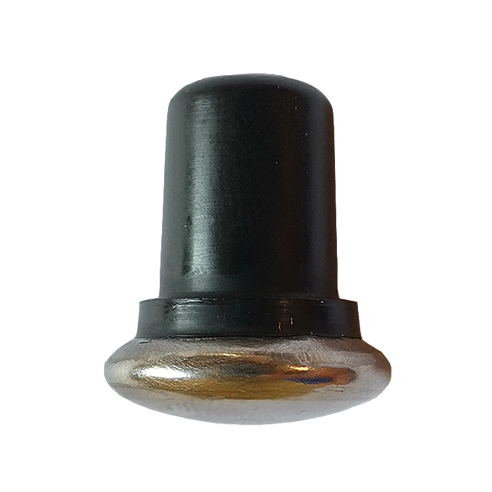 Contera redonda con aletas PVC para tubo inteior Ø15mm - Acero inoxidable A2 (AISI 304) Ø23mm - base deslizante