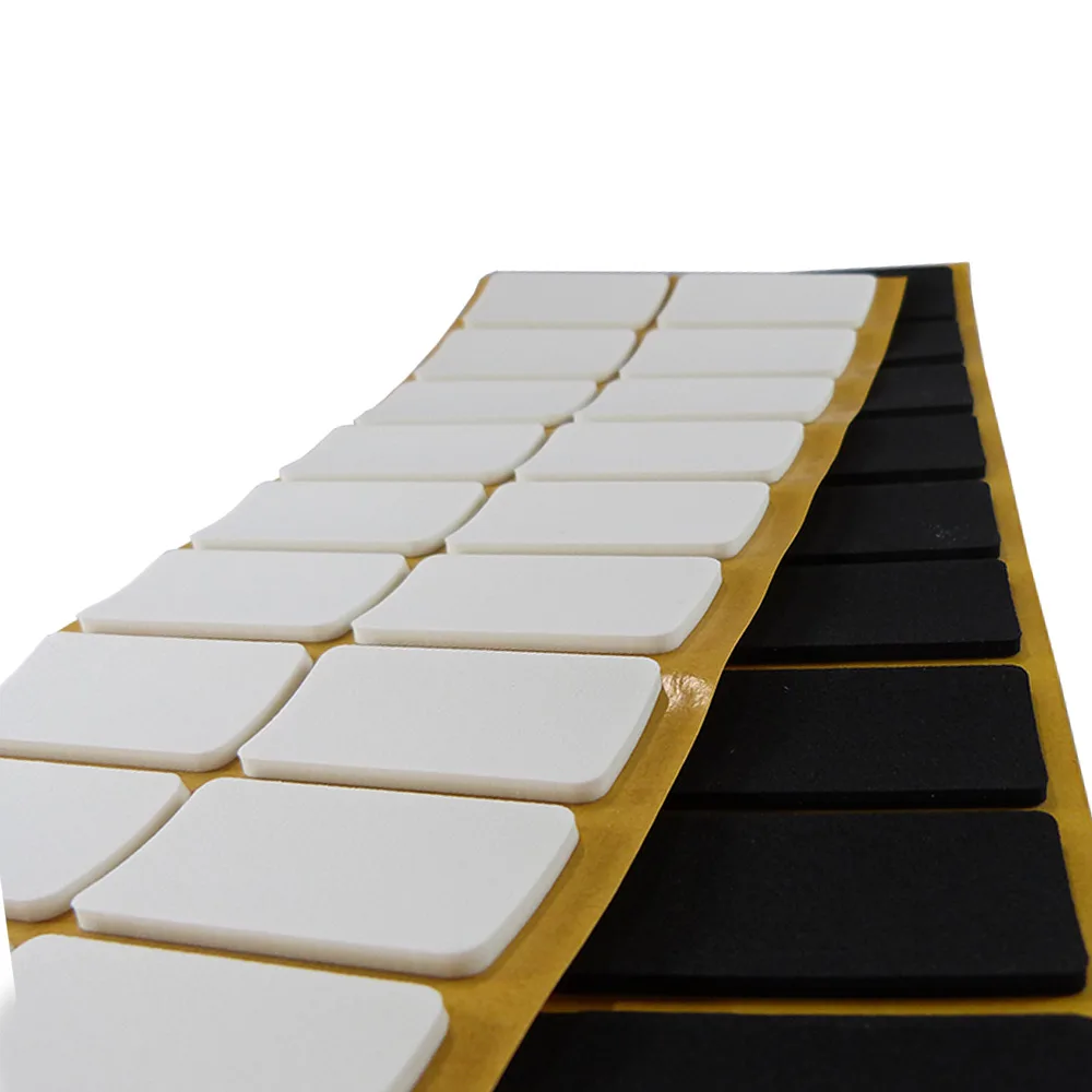 Almohadillas de espuma EPDM - antideslizantes - adhesivas - rectangulares