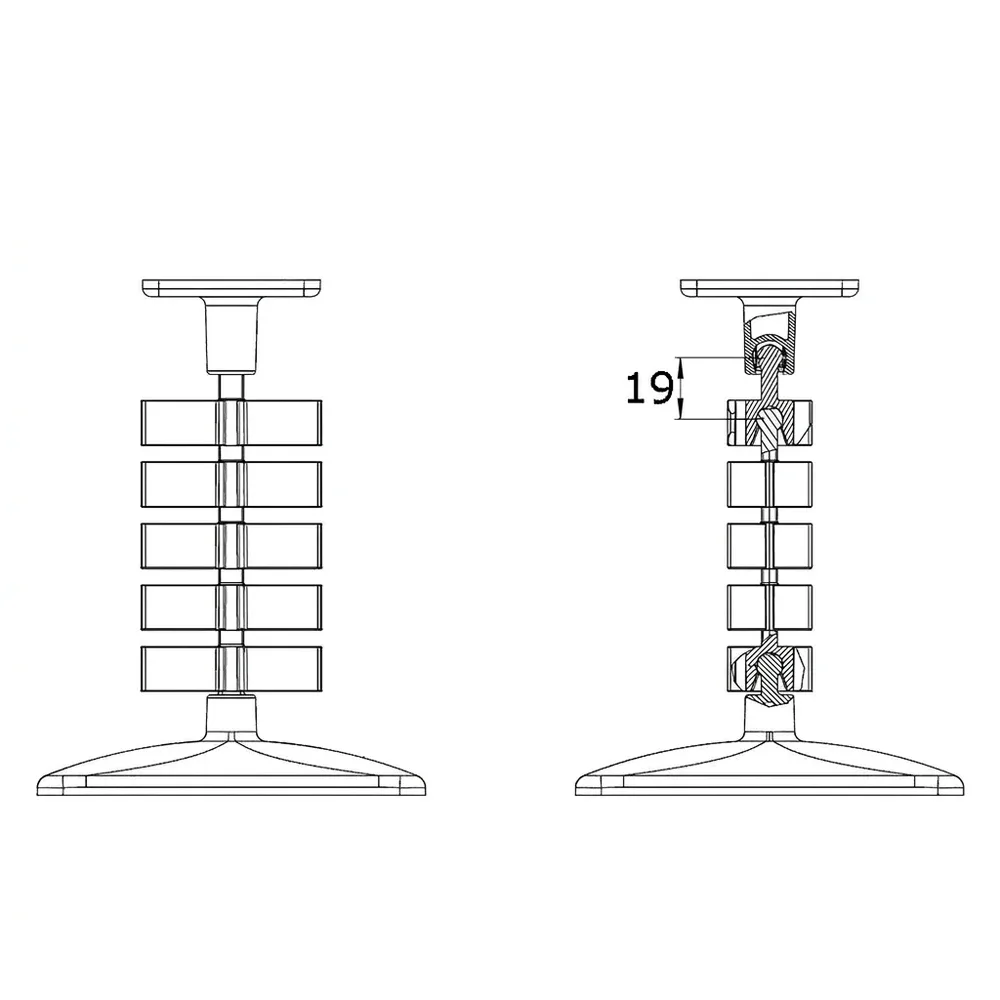 Dibujo técnico: Segmentos sueltos - Kuba SLIM LINE