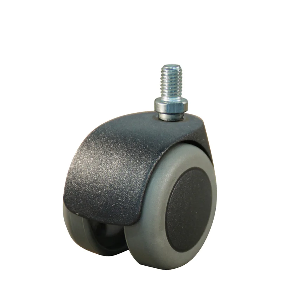 Rueda doble de mueble PU - 1 - Ø50