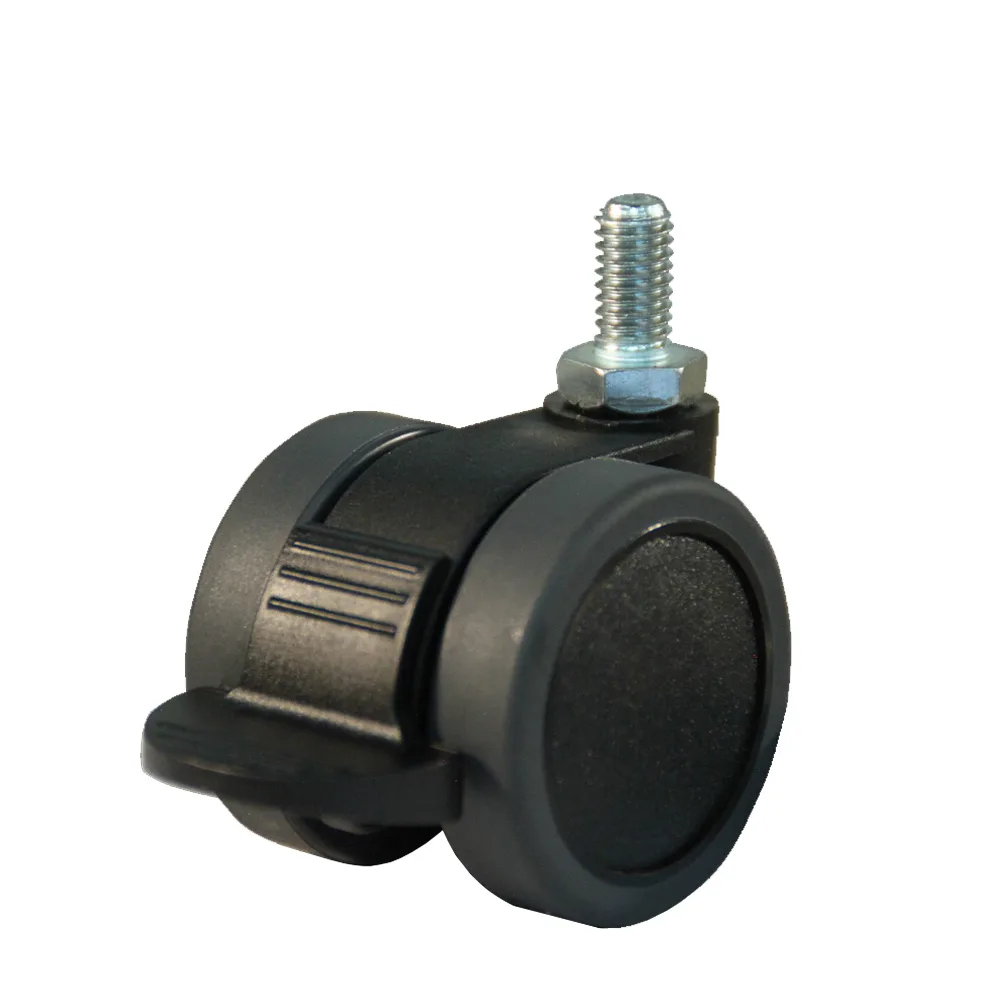 Rueda doble de mueble PU - Ø42