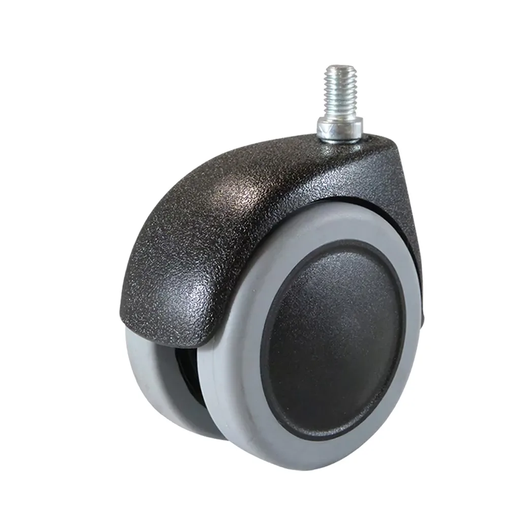 Rueda doble de mueble PU - Ø75