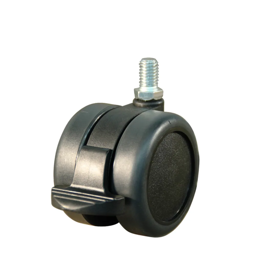 Rueda doble de mueble PU - Ø60