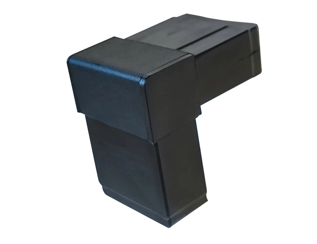 Conector para tubos, diseño de dos piezas 2D2 – tubo esquina rectangular – Conectores de tubos rectangulares