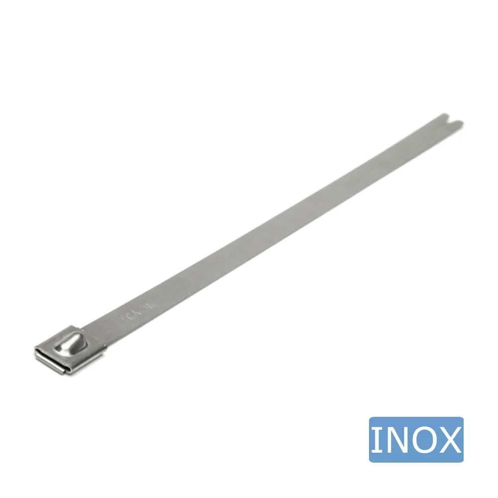 Brida - 520x12.0mm - por 100 unidades - Acero inoxidable