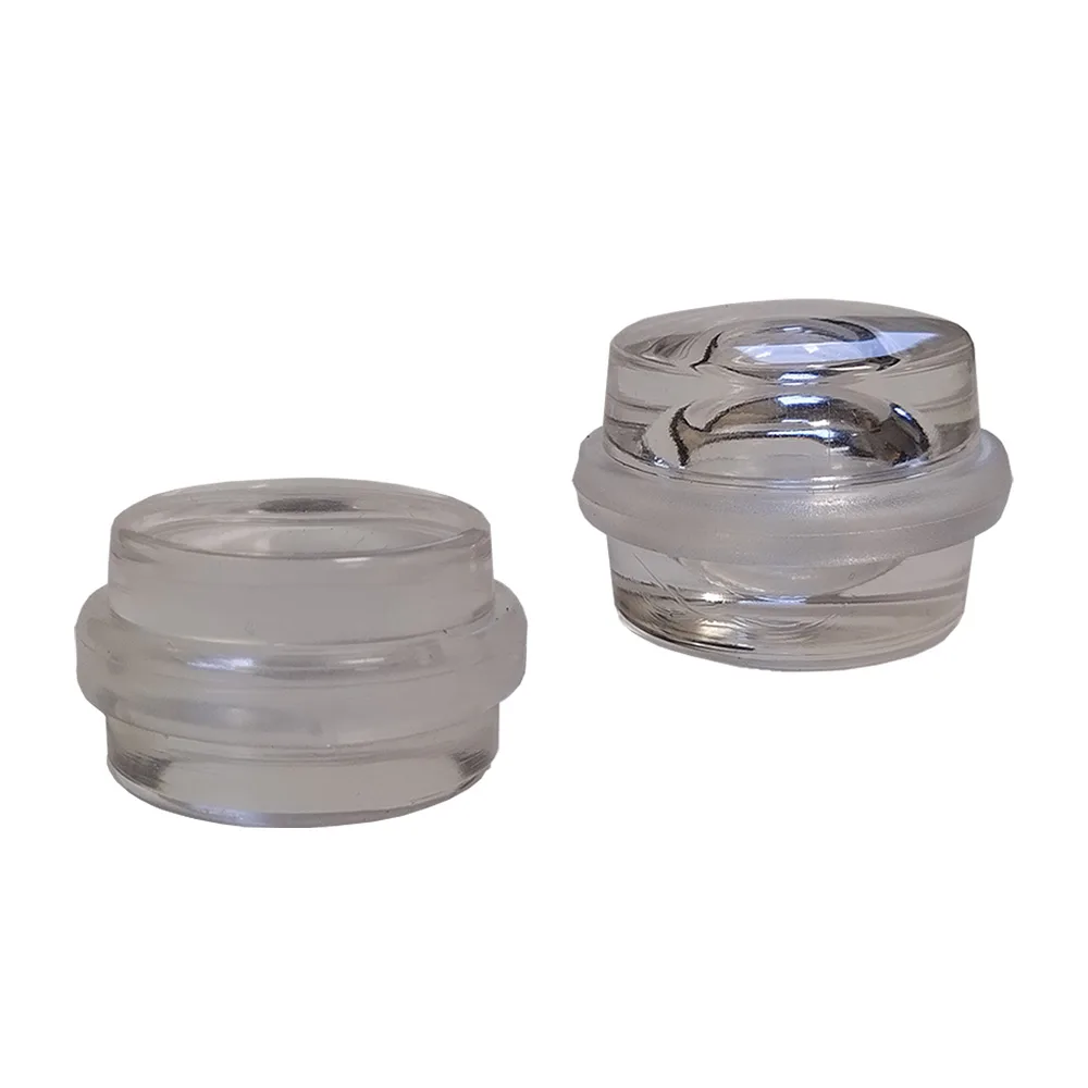 Tope retenedor adhesivo redondo PU Ø42x30.0mm - Transparente