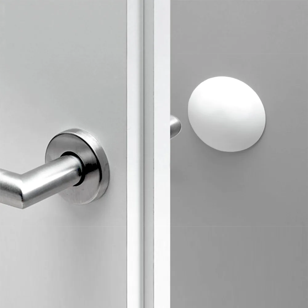 Tope retenedor adhesivo - Abovedado - Para pared