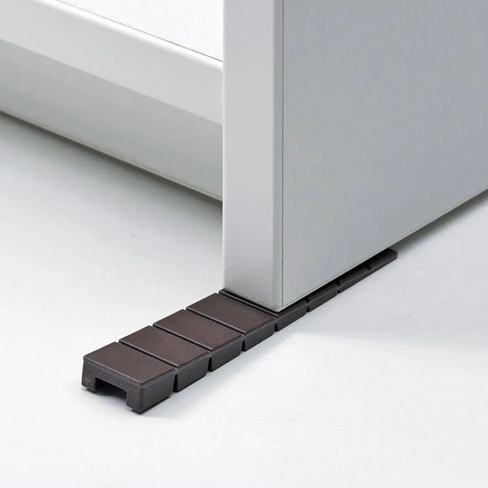 Cuña de muebles ABS 100x20mm - seccionable - H=1-8mm - Marrón imagen 2