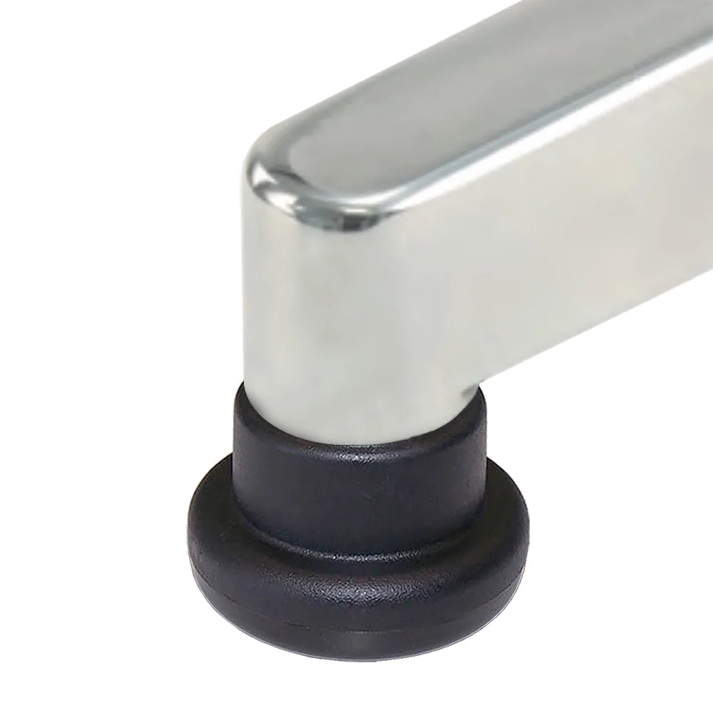 Tapones deslizantes cilíndricos para silla de oficina 50x32mm - Agujero para espiga de montaje Ø10mm - Negro imagen 2