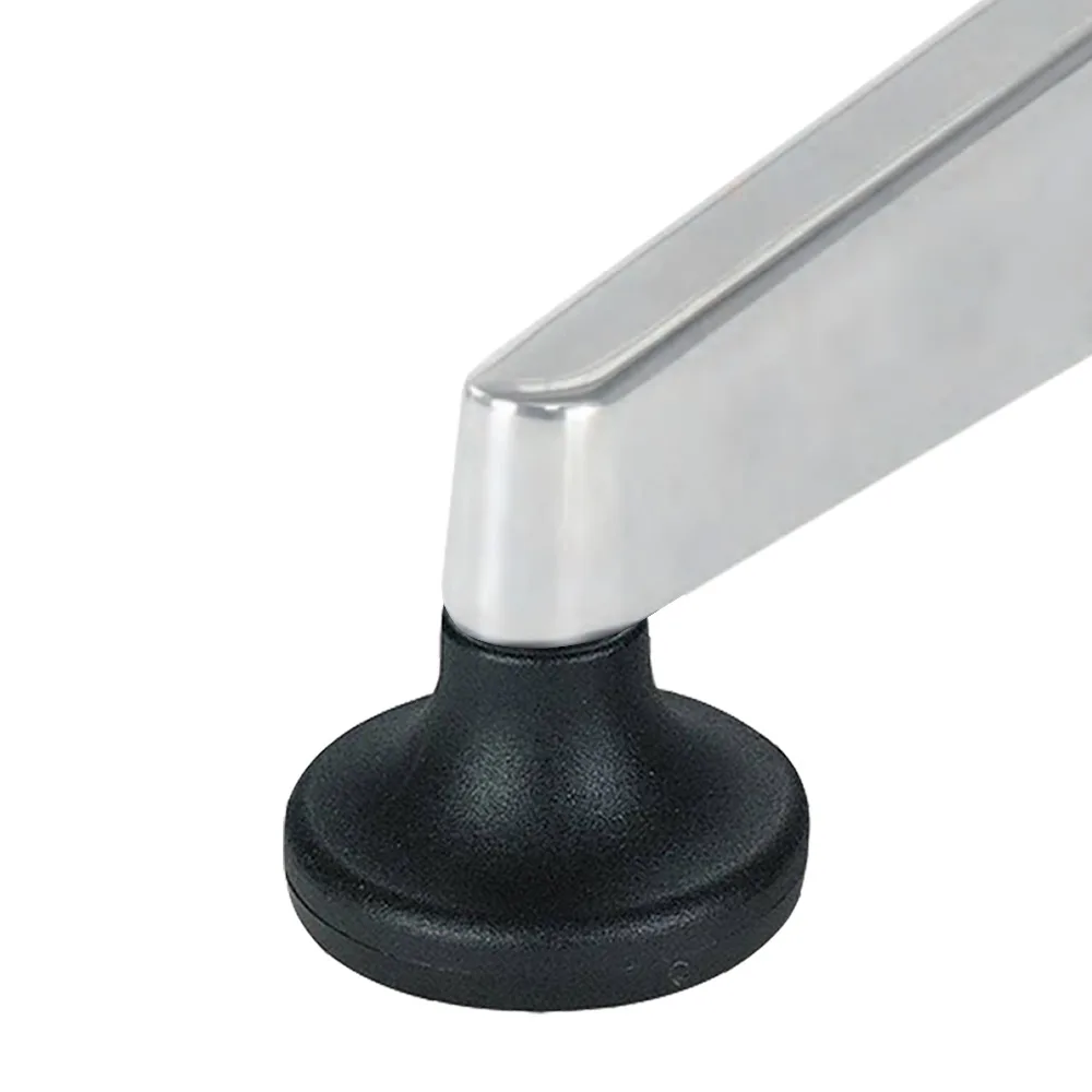 Tapón deslizante acampanado para silla de oficina 50x32mm - Agujero para espiga de montaje Ø8mm- Negro imagen 2