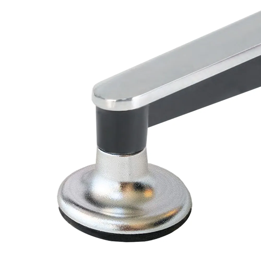 Tapón deslizante acampanado para silla de oficina 50x32mm - Agujero para espiga de montaje Ø8mm- Negro imagen 3