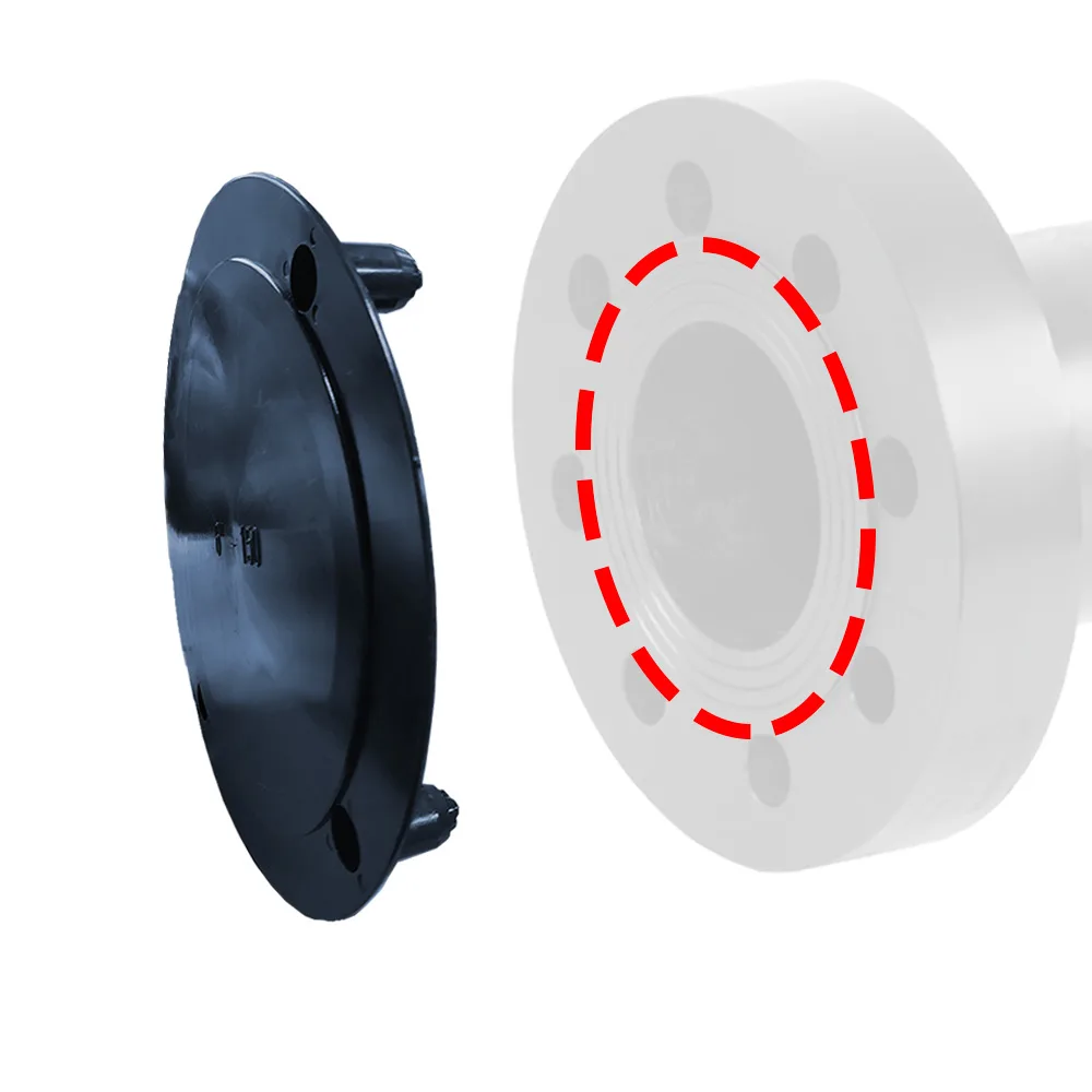 Protector tapón para brida con pines push fit - PE-LD 6" - 300 lbs imagen 2