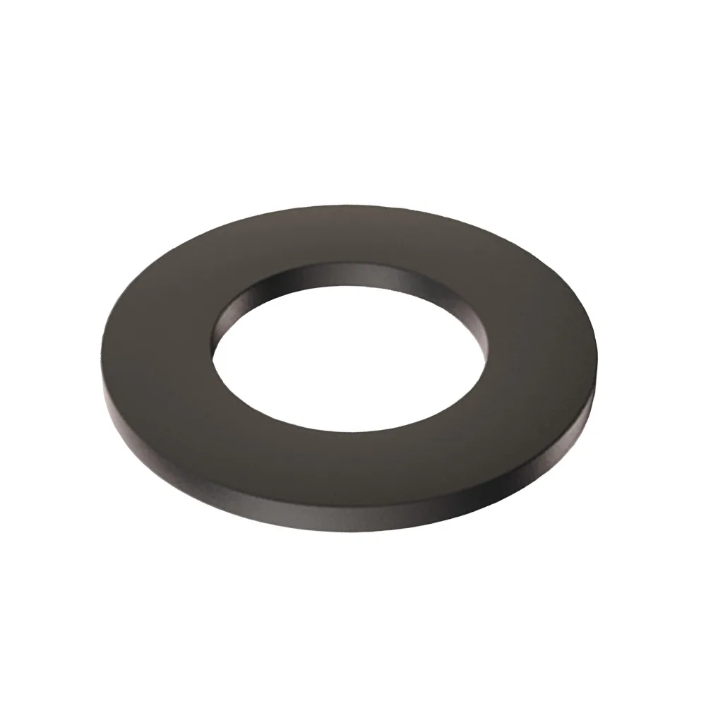 Arandela plana de caucho CR Ø10.0x1.0 - perforación Ø5.3mm - DIN125 - M5 - Negro
