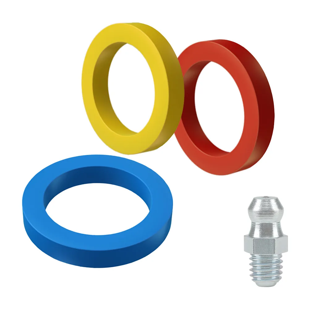Código de color de arandelas para engrasadores PE-HD - Ø17.0x1.6mm - M8 - Amarillo