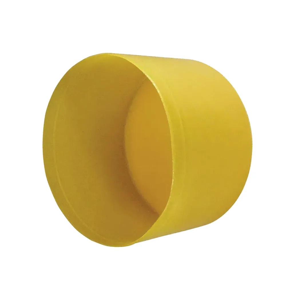 Capuchón protector para tuberías PE - Ø176.8x74mm - flexible - Amarillo imagen 2
