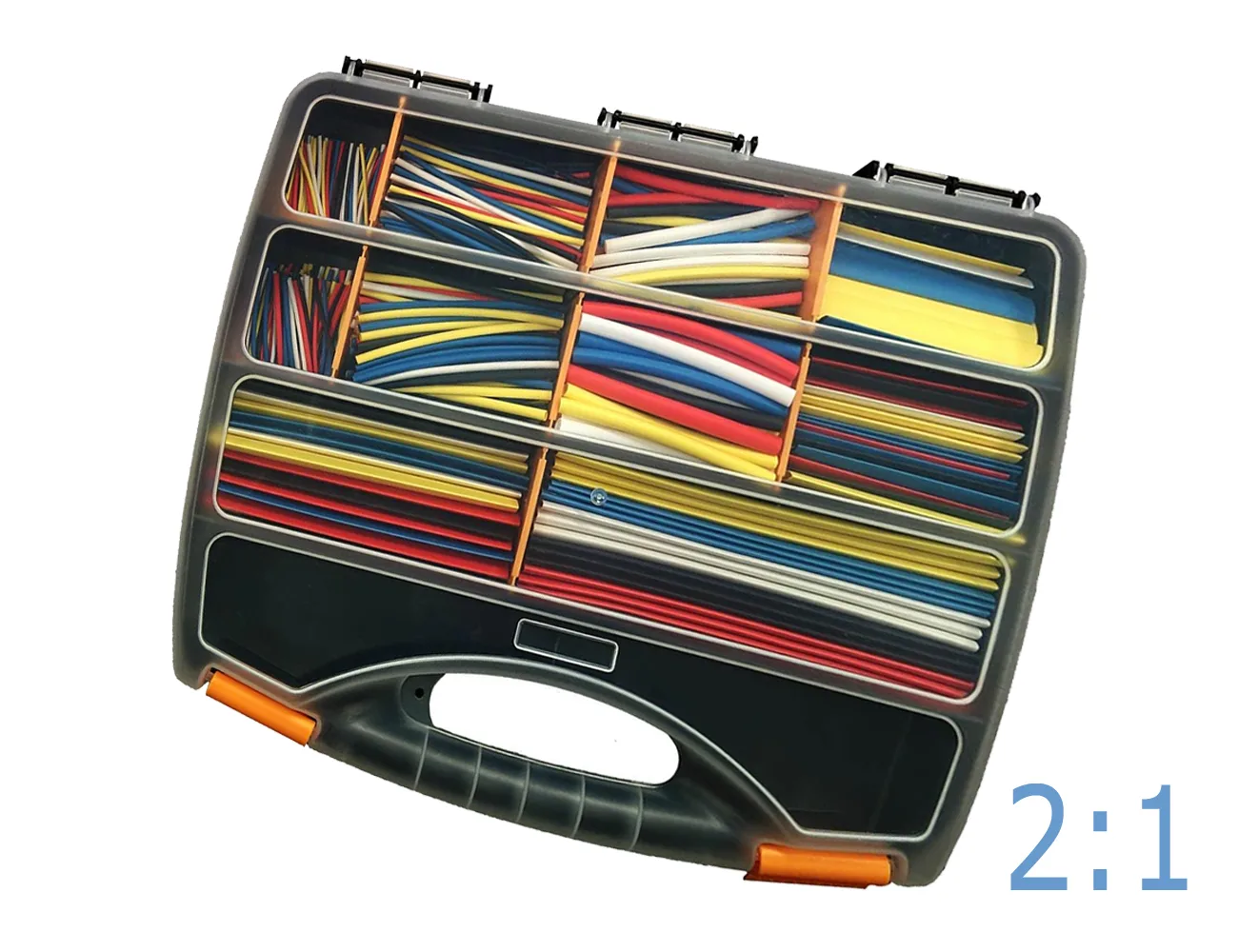Funda termorretráctil 2:1 - pared fina - cajas surtidas – Funda termorretráctil