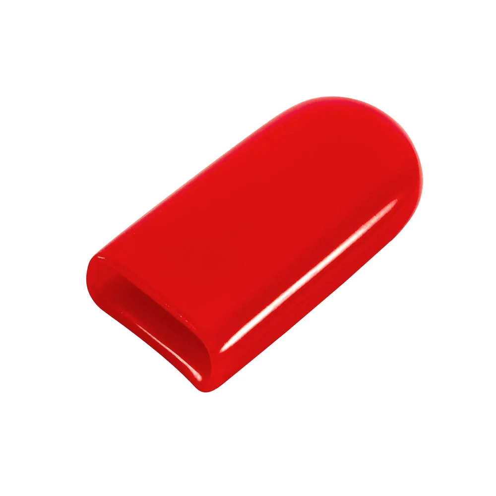 Tapón flexible rectangular PVC-P - 18.0x2.5- L=15mm - redondeado - Negro