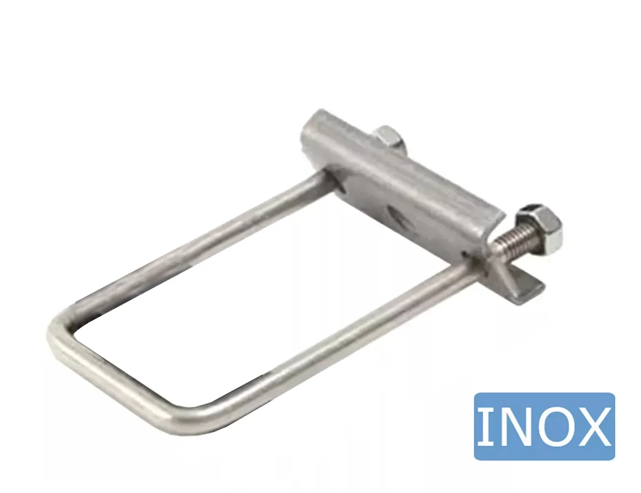 Perno cuadrado en U de acero inoxidable - doble malla - 4 – Pernos en U para paneles de mallas