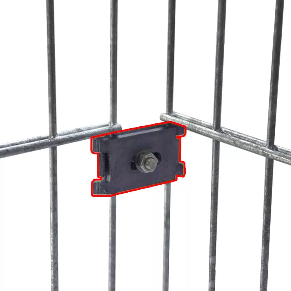 Clip esquinero de unión para paneles rígidos PA 45x35mm - Negro intenso imagen 3