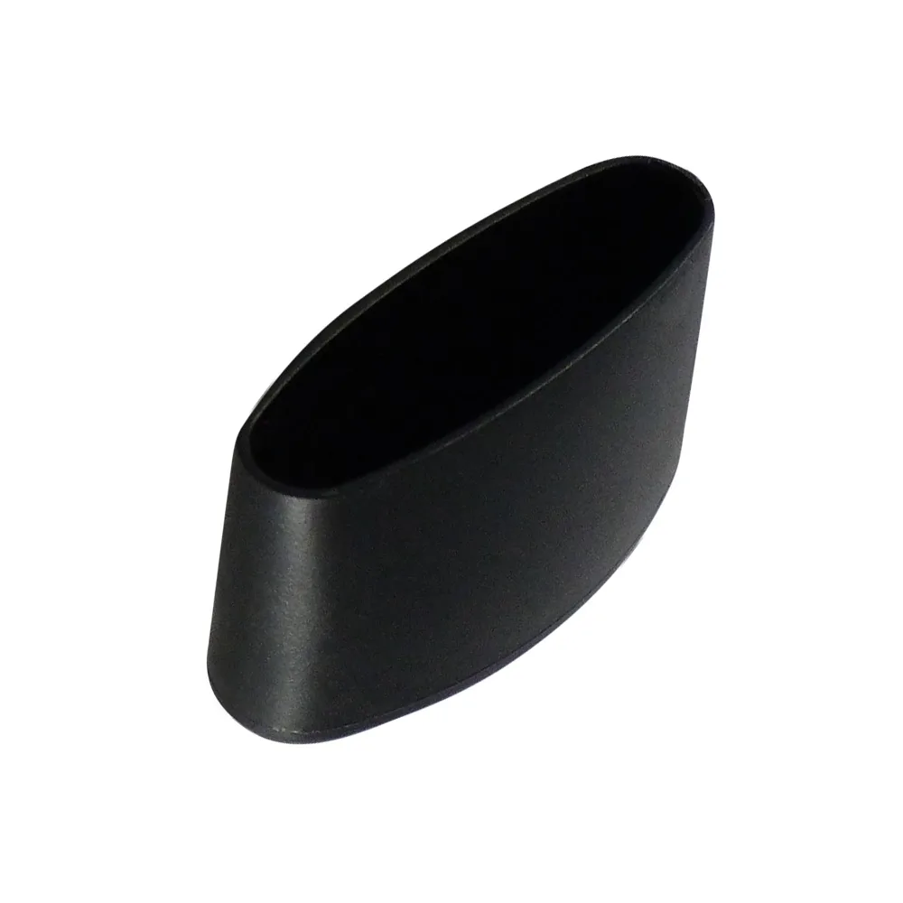 Contera envolvente elíptica 41x16mm PE - Marrón