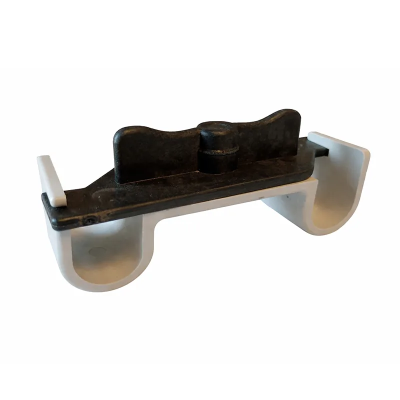 Conector de silla para tubo redondo Ø22mm - L=65 - Negro imagen 2