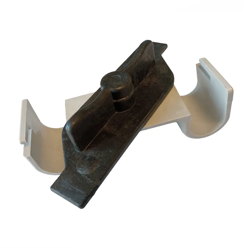 Conector de silla para tubo redondo Ø22mm - L=65 - Negro