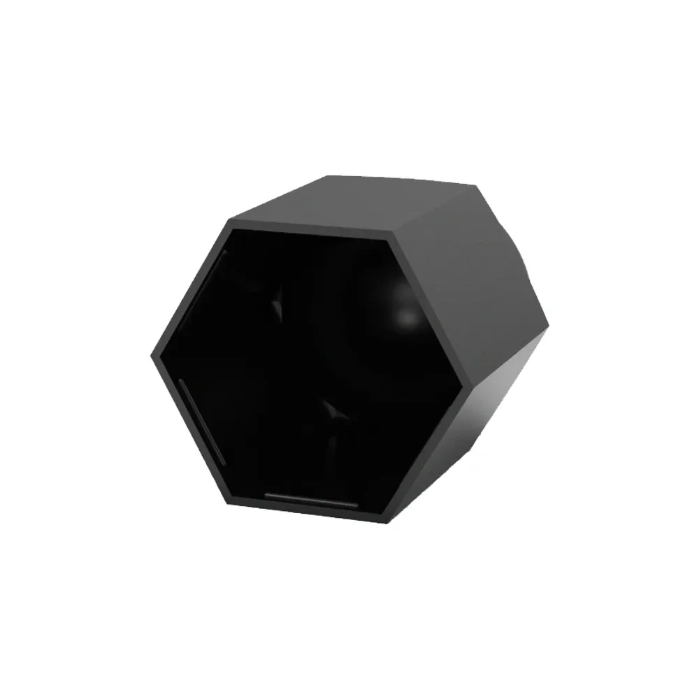 Capuchón flexible con lengüeta alargado - LDPE - SW 22 - H= 37mm - Negro imagen 4