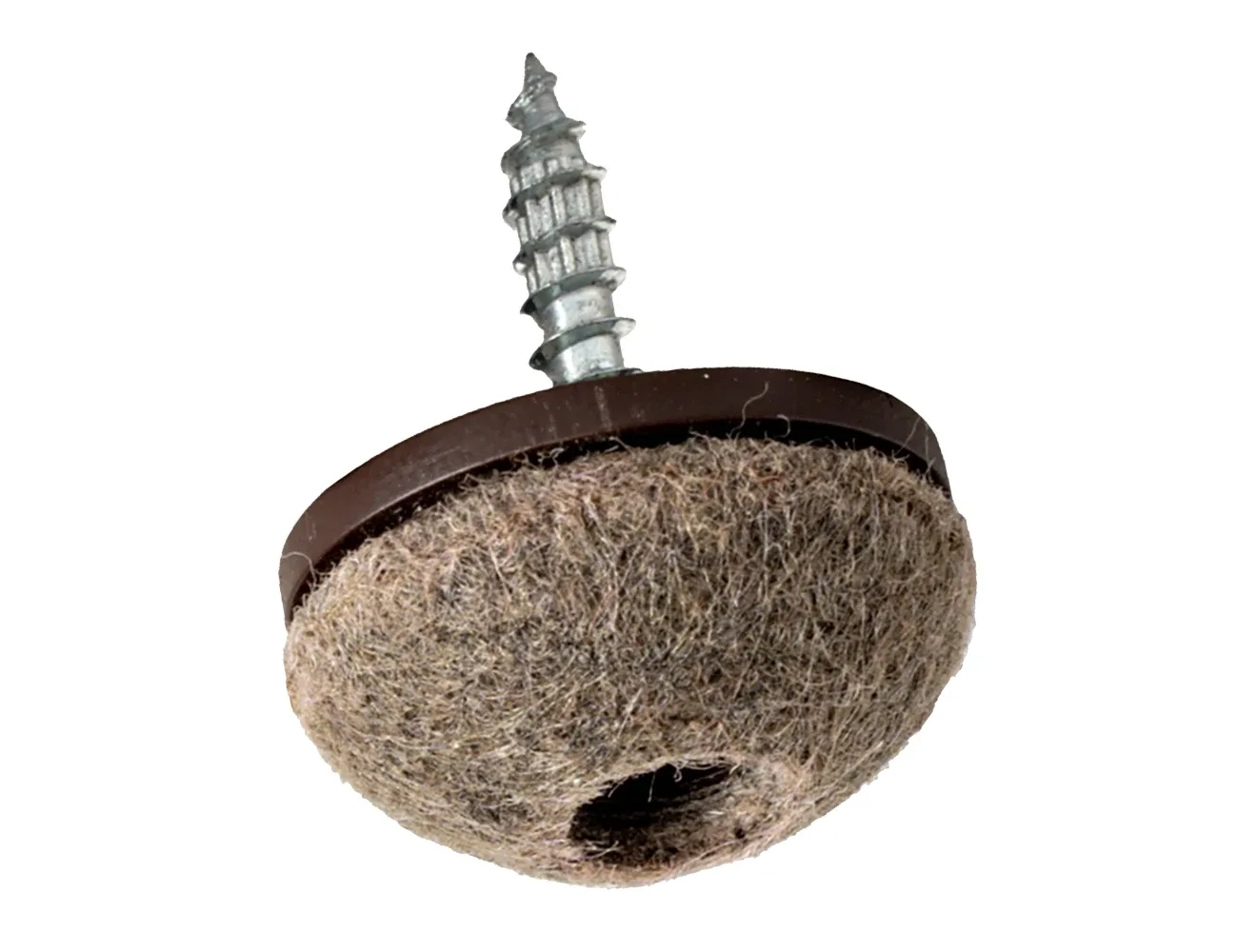 Deslizador de fieltro con cabeza esférica - redondo - tornillo - inclinación máx. 35° – Topes para muebles con deslizador de fieltro