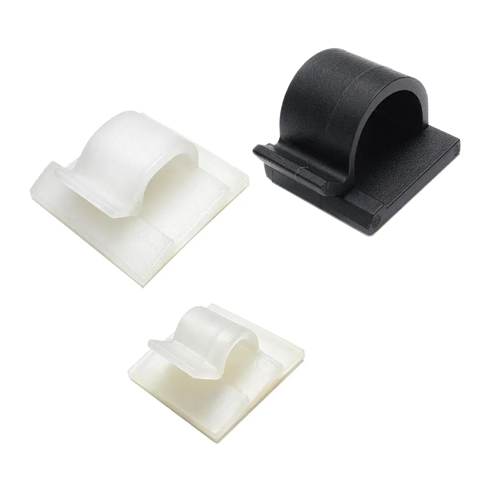 Abrazadera adhesiva - sujetacables - para mazos de cables redondos