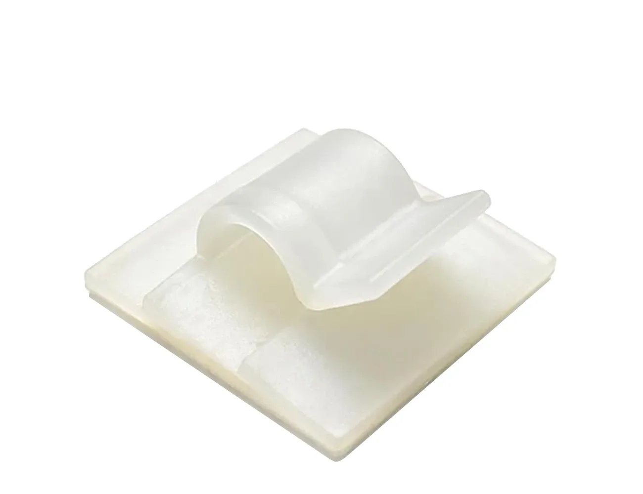 Abrazadera adhesiva - sujetacables - para mazos de cables redondos – Clips y abrazaderas de cables