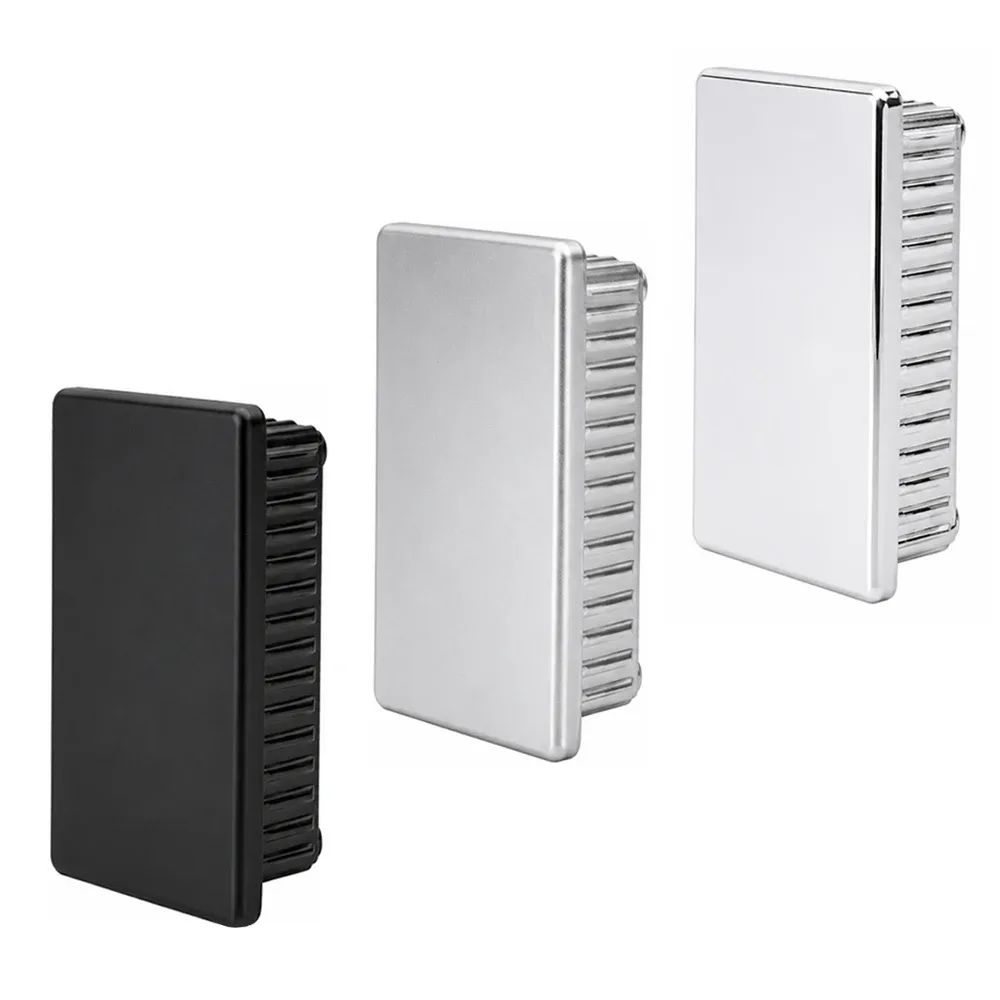 Contera rectangular - ABS - 30x15mm - 1.2mm - Cromo Brillante imagen 2